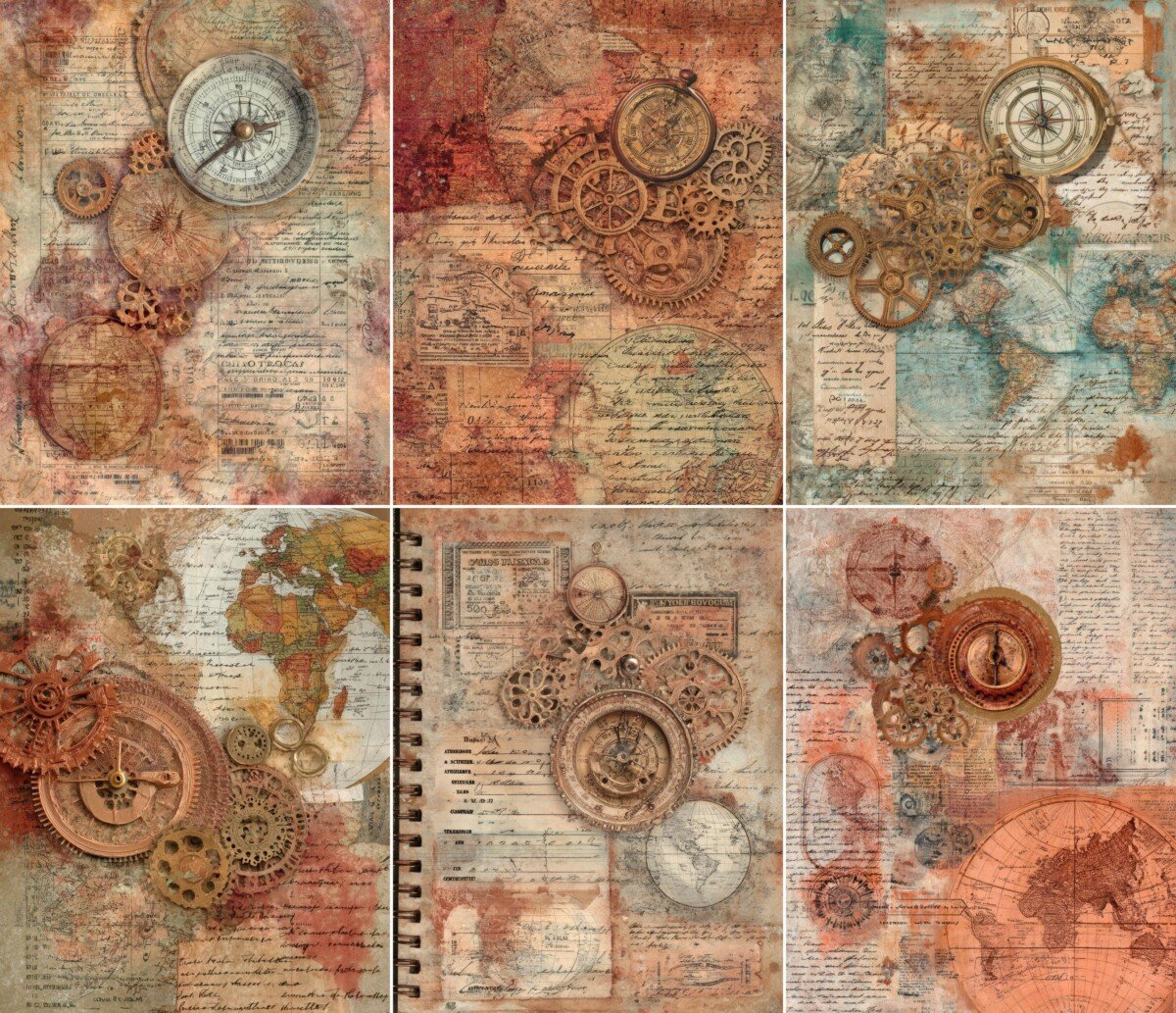 steampunk preview 3 – Journal Pages