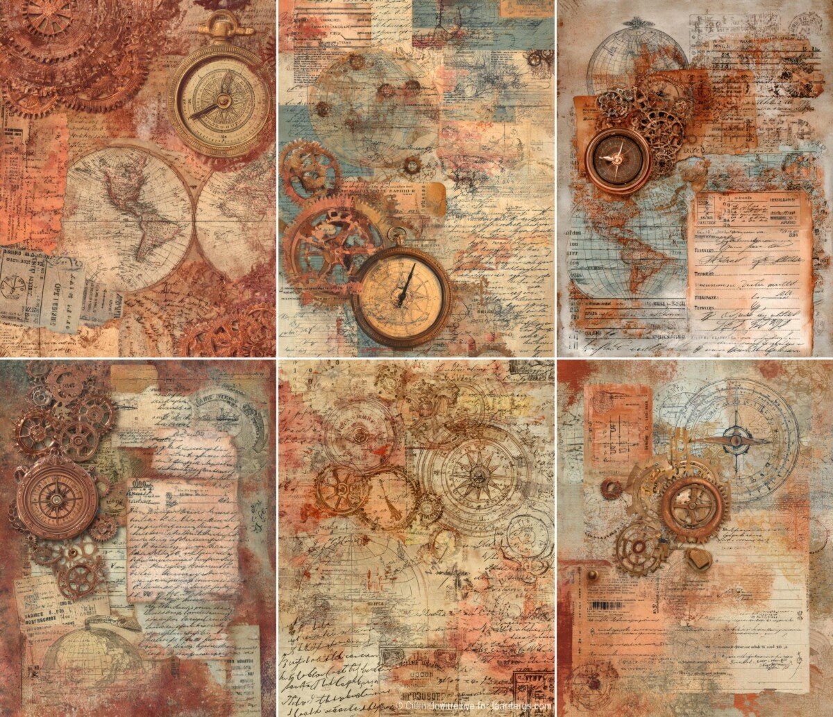 steampunk preview 2 – Journal Pages