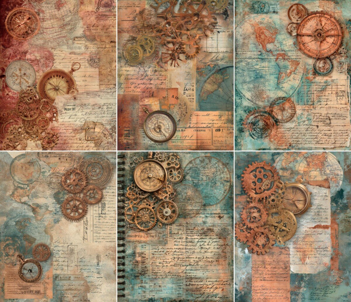 steampunk preview 7 – Journal Pages