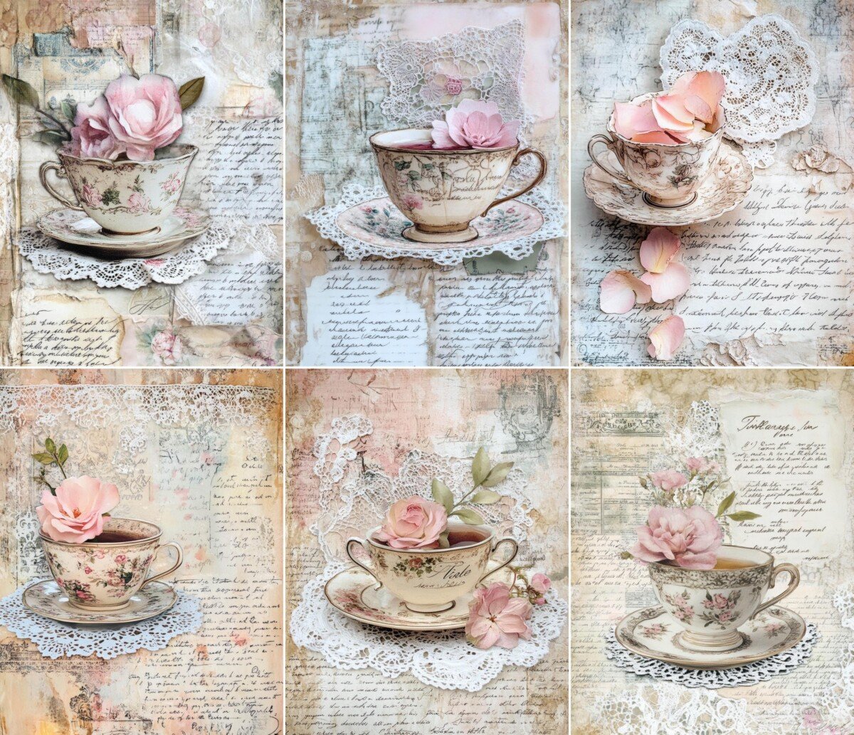 victorian – 52 Victorian Tea Time Journal Pages