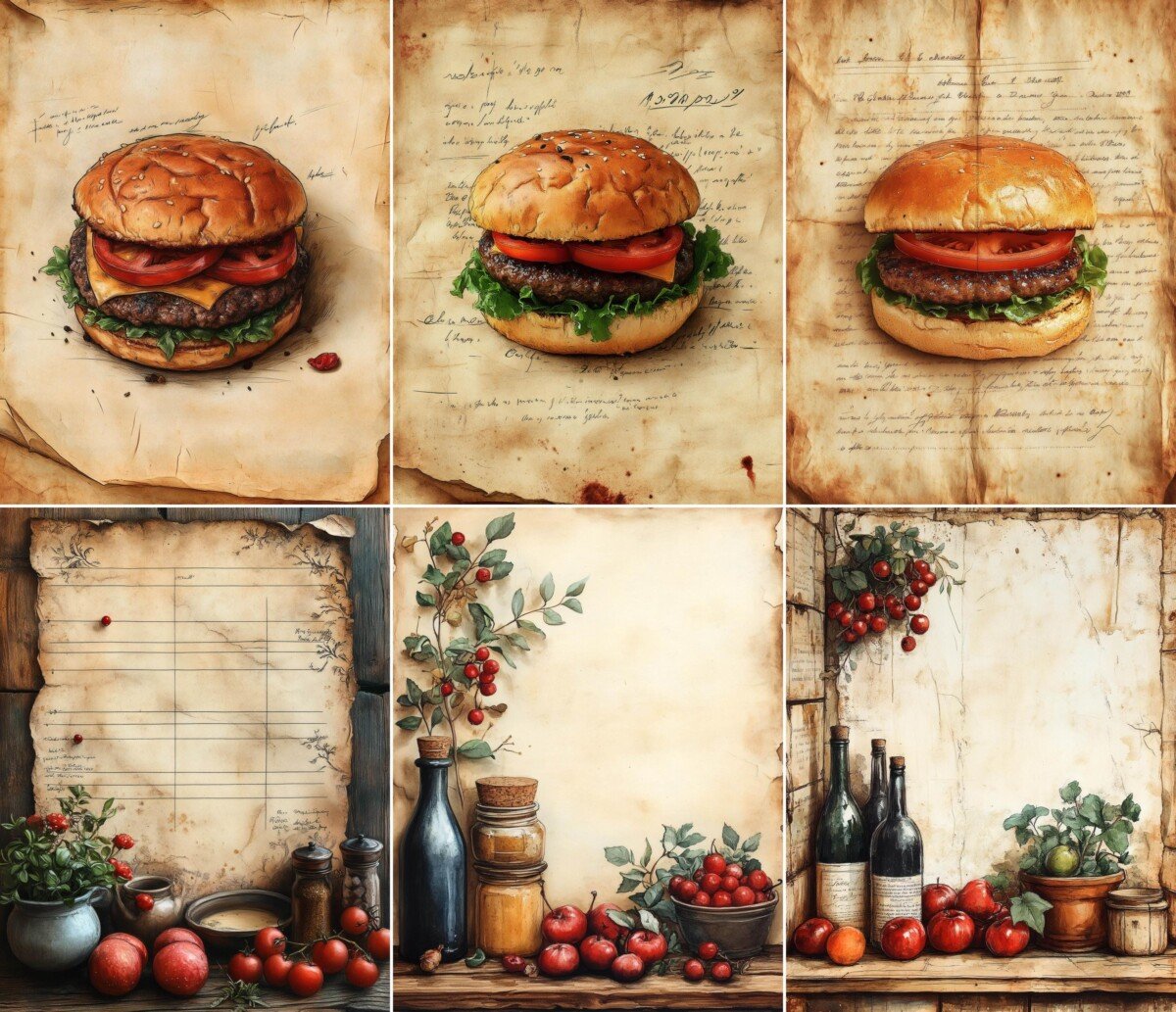 vintage preview 7 – Fussy Cuts