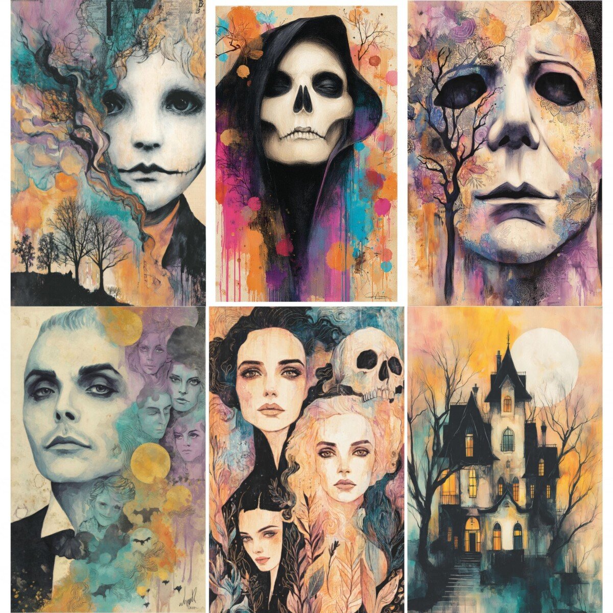 halloween – 52 Halloween Junk Journal Pages