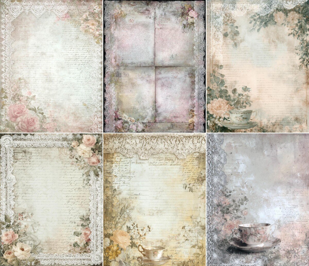 lace preview 4 – Journal Pages