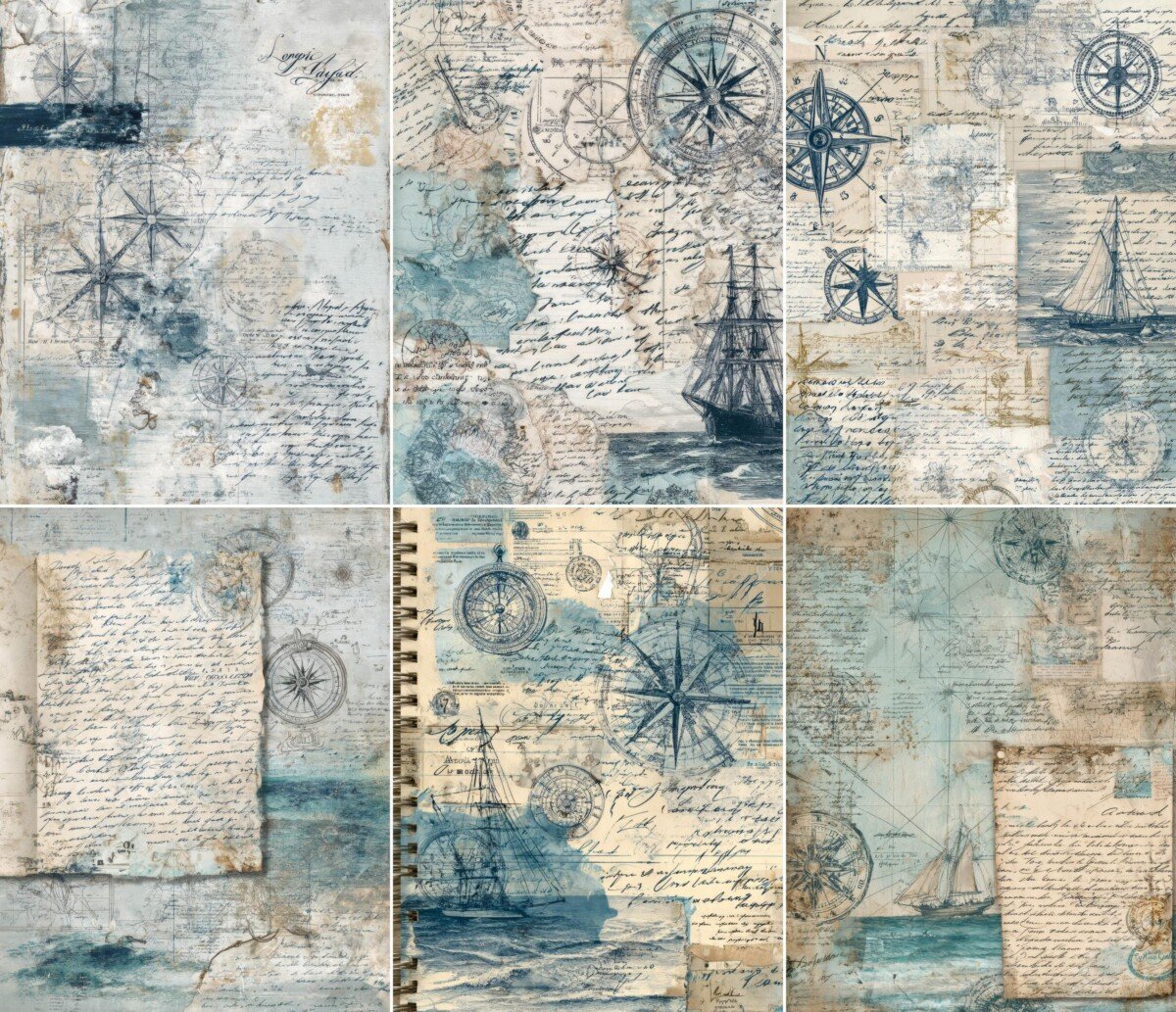 nautical preview 2 – Journal Pages