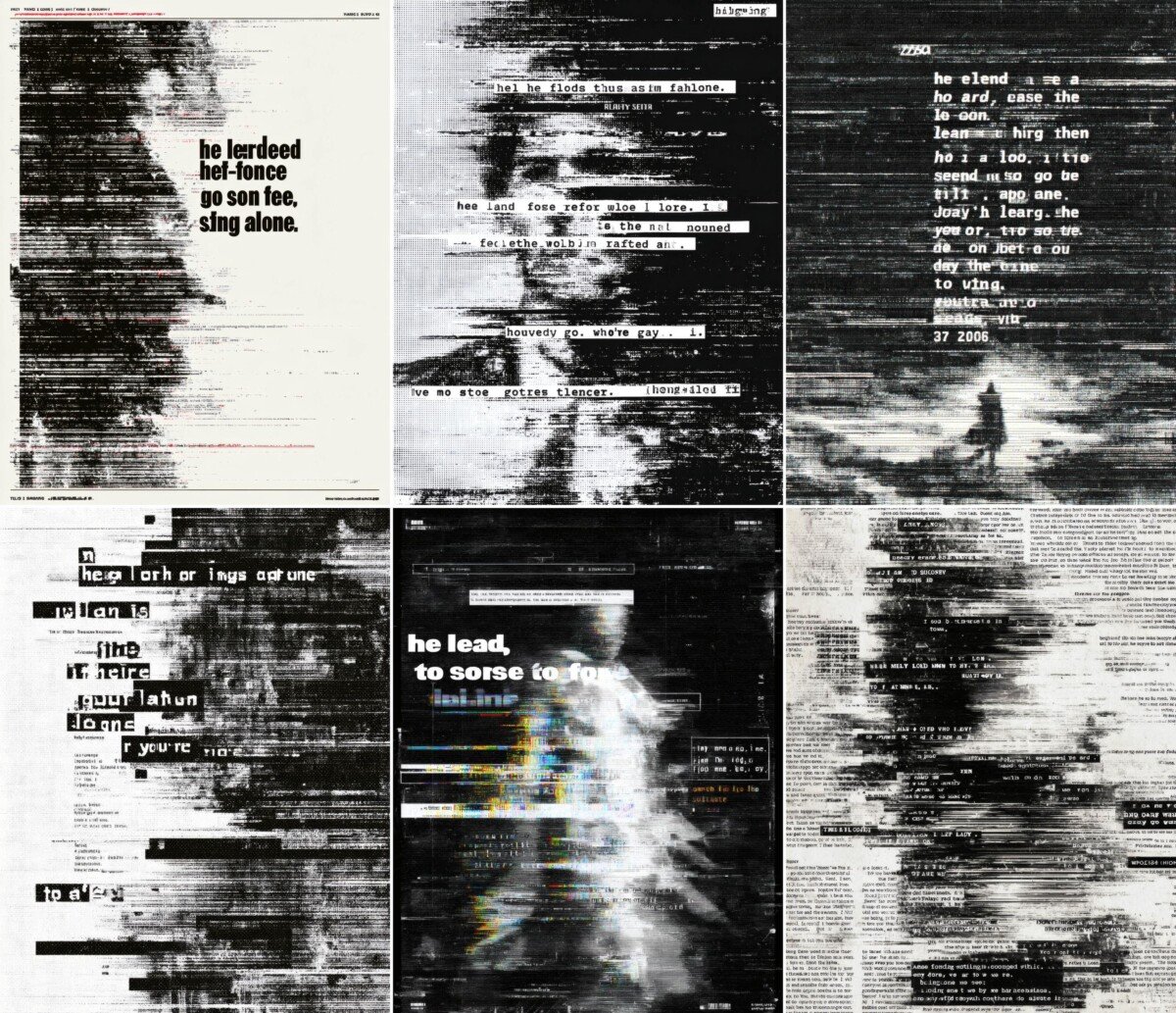 glitch – 52 Glitch Junk Journal Pages
