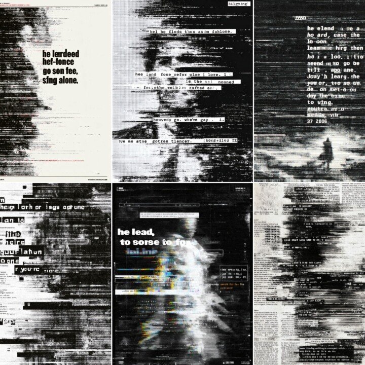 glitch – 52 Glitch Junk Journal Pages