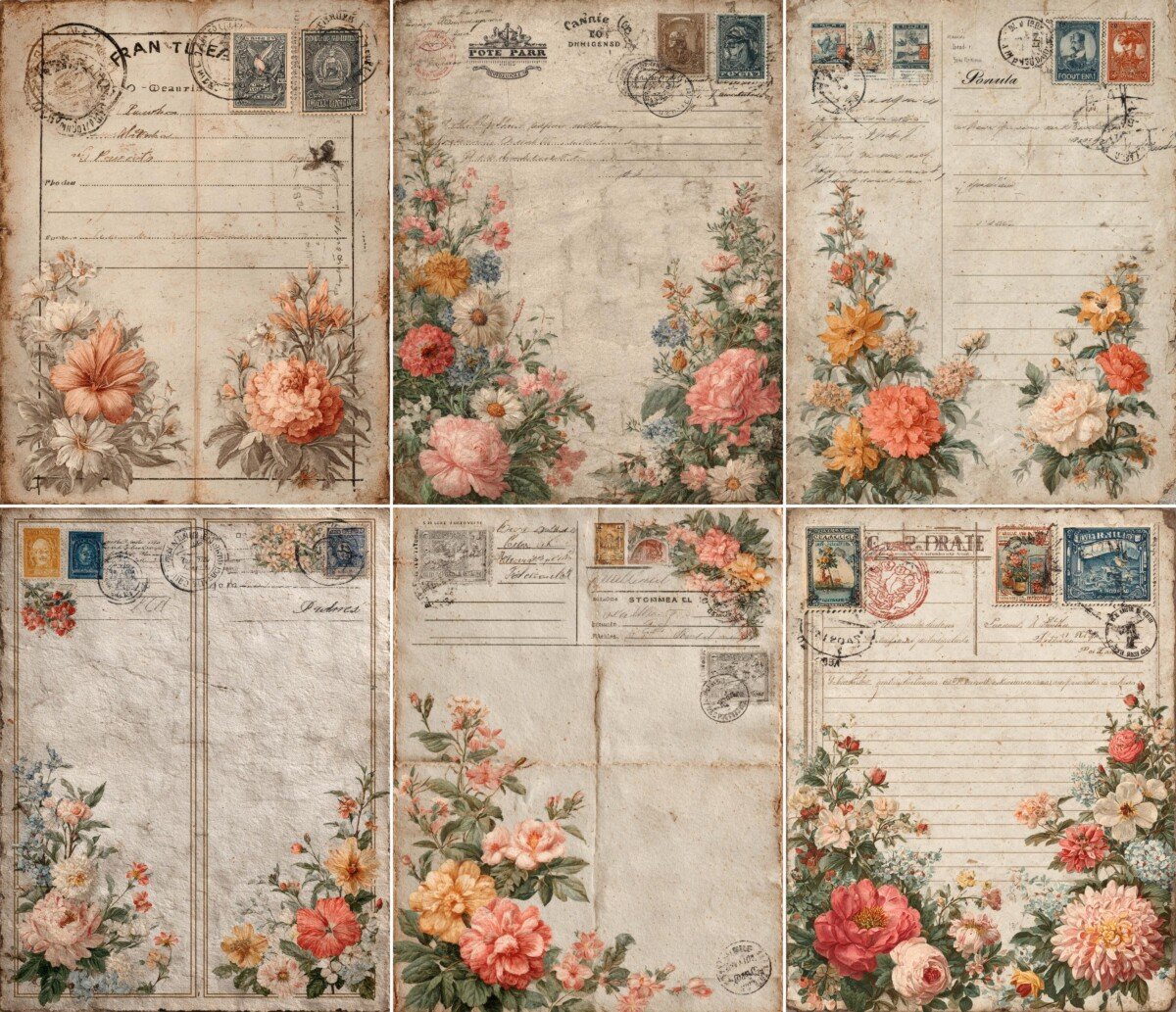 vintage preview 8 – Journal Pages