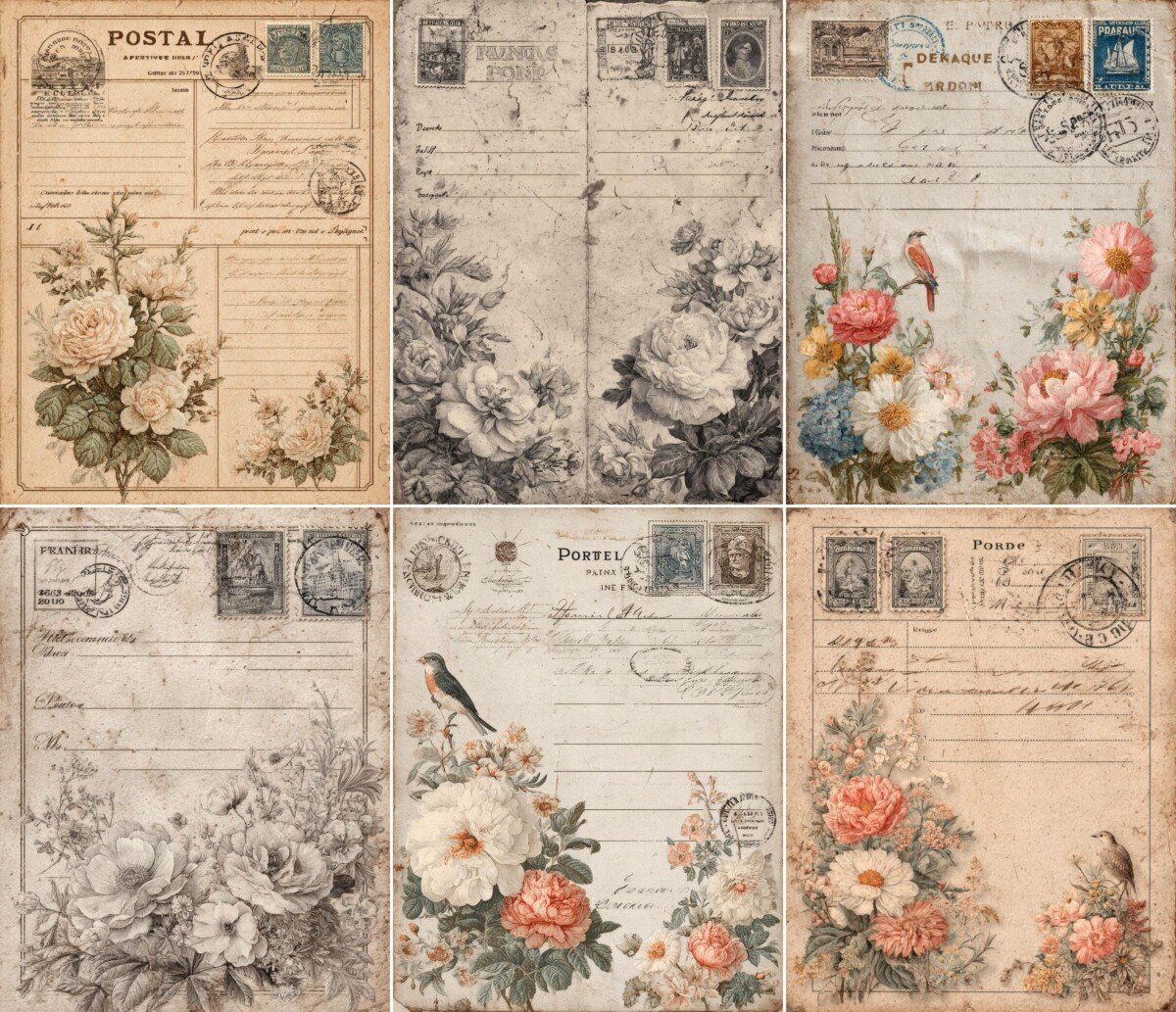 vintage preview 3 – Journal Pages