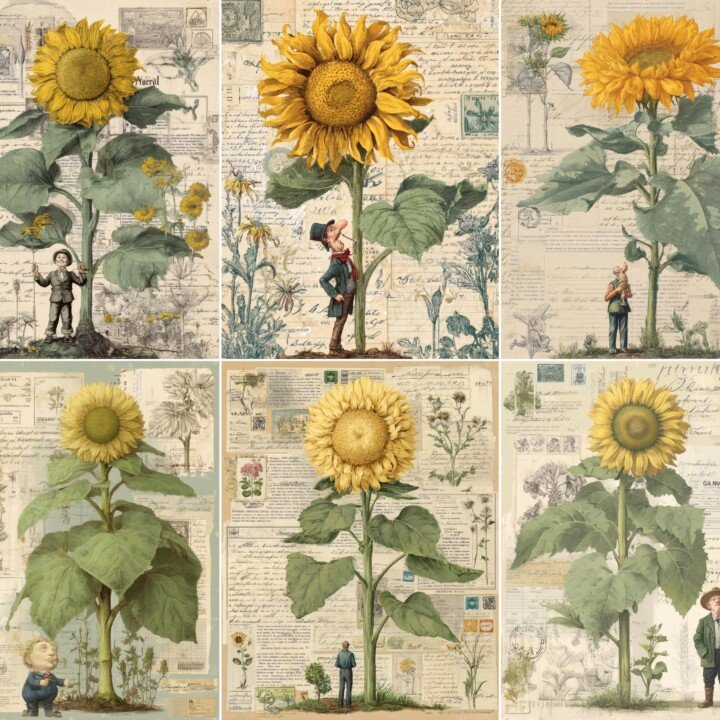 botanical – 44 Botanical Junk Journal Pages