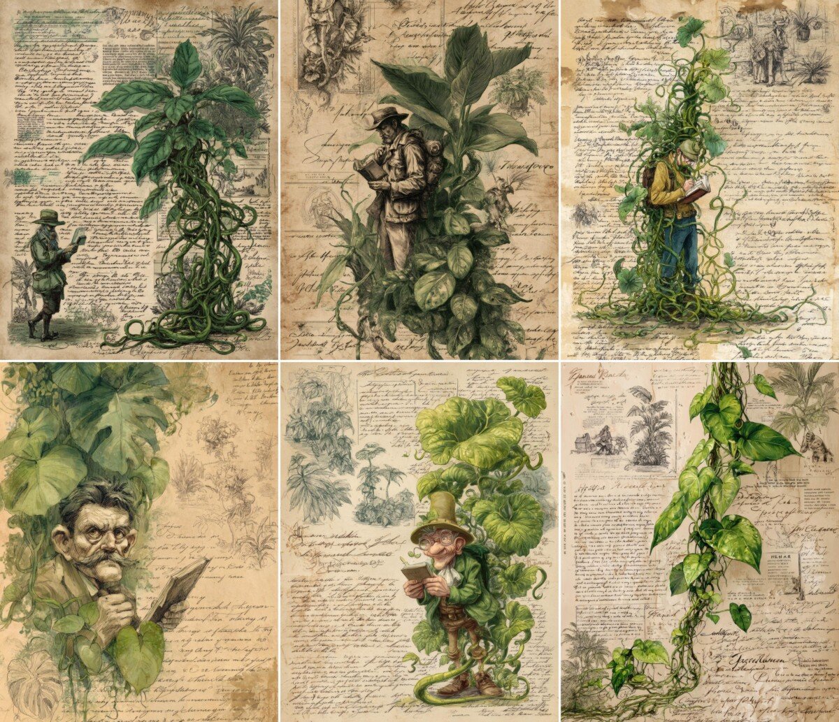 botanical preview 2 – Journal Pages