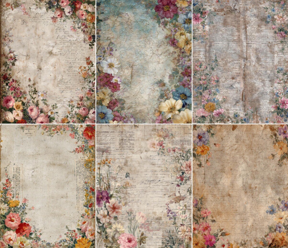vintage preview 6 – Journal Pages