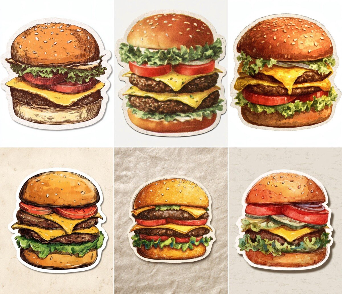 burger preview 3 – Stickers