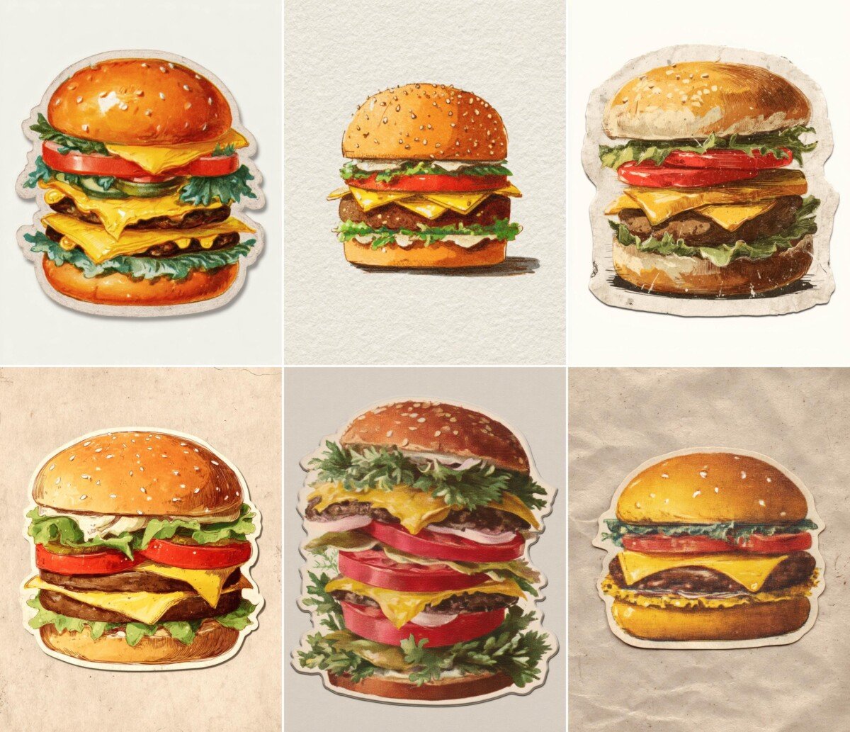 burger preview 4 – Stickers