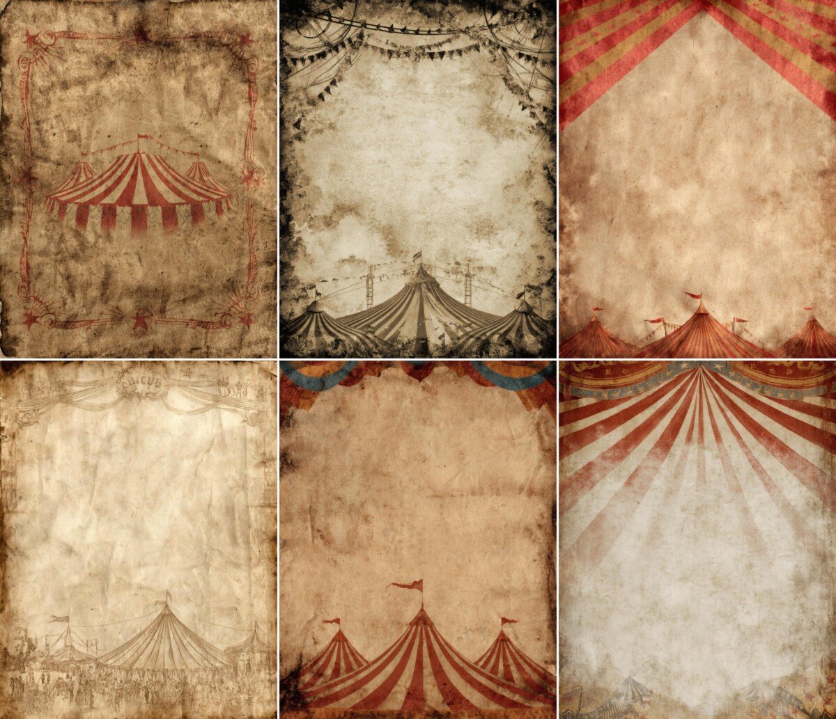 vintage – 52 Vintage Set 2 Junk Journal Pages