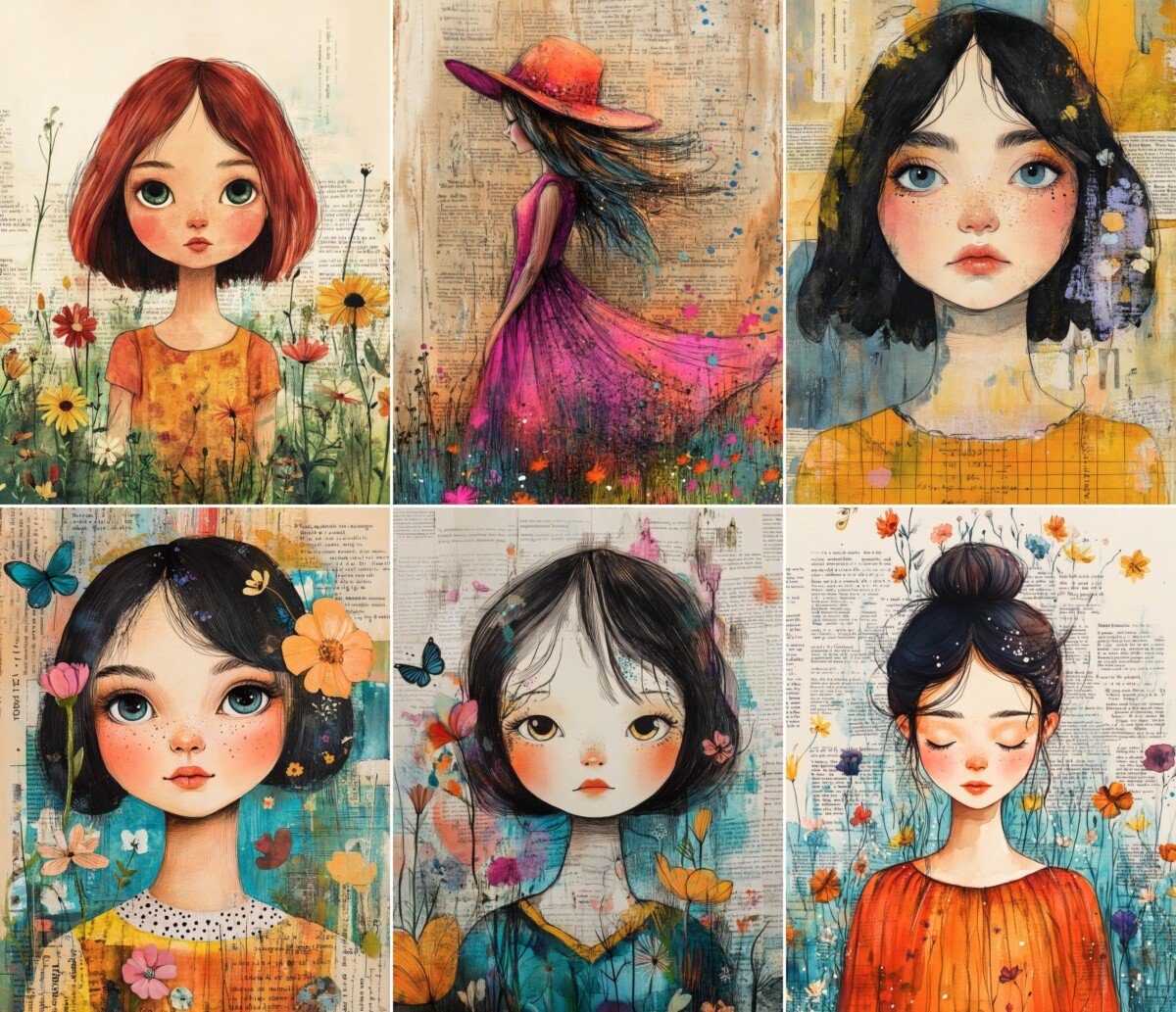 whimsical preview 3 – Journal Pages