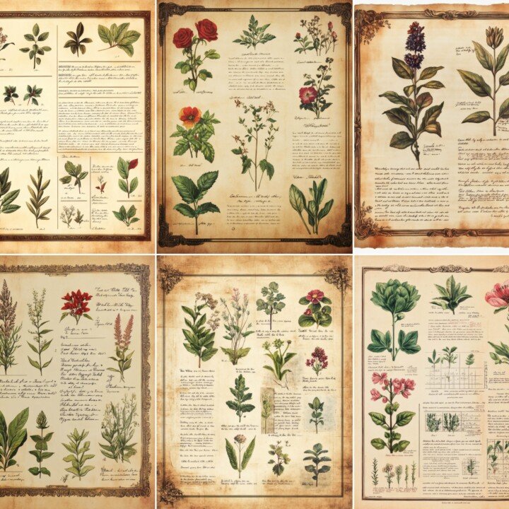 botanical preview 2 – Journal Pages