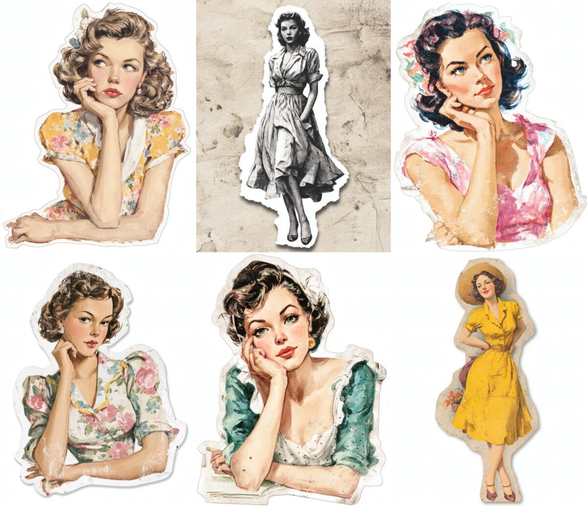 vintage preview 3 – Stickers