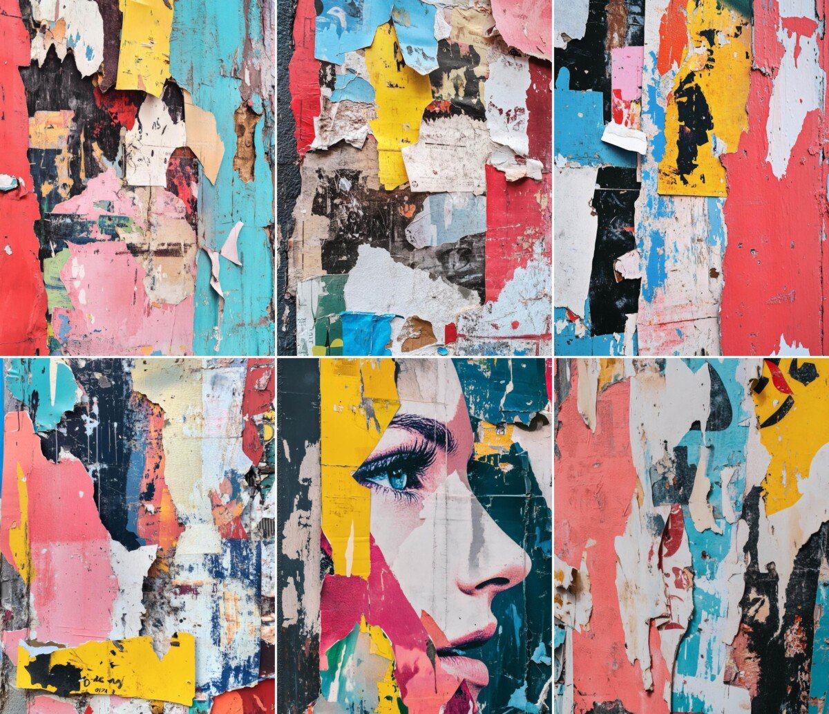 street – 52 Street Poster Collage Junk Journal Pages
