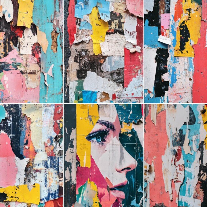 street – 52 Street Poster Collage Junk Journal Pages