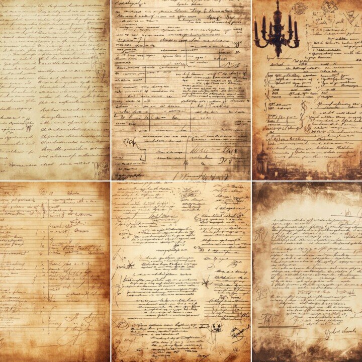 haunted – 50 Haunted Séance Transcript Junk Journal Pages