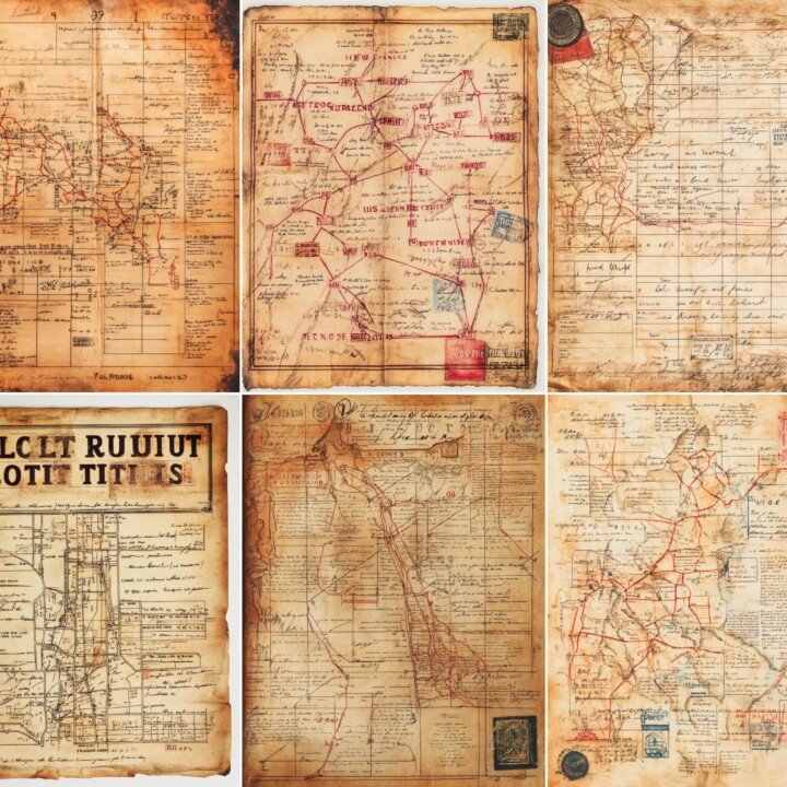 postal – 51 Postal Route Ledger Journal Pages