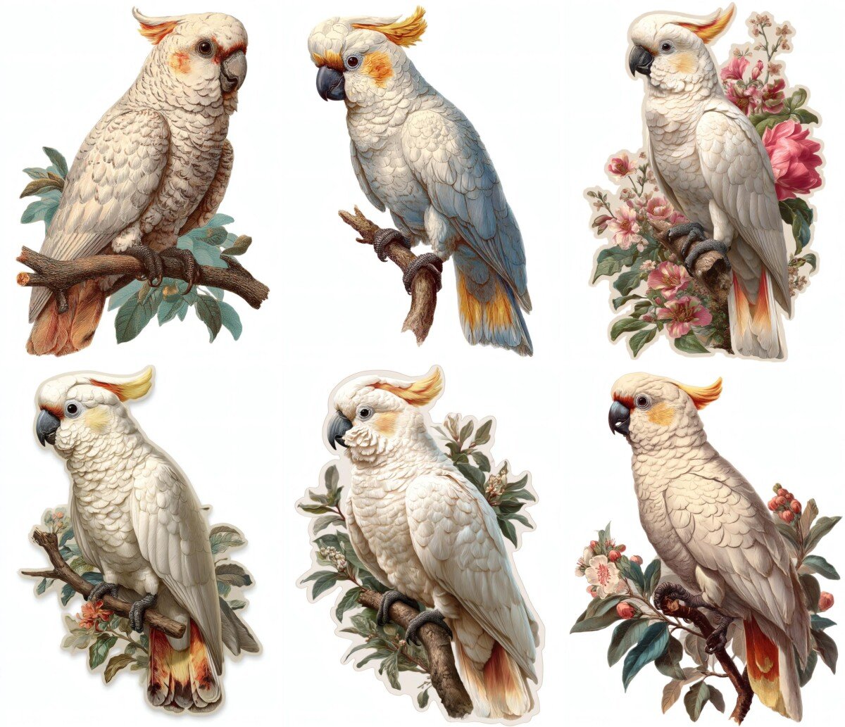 cockatoo preview 4 – Fussy Cuts
