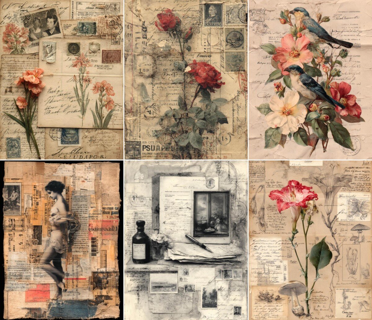 vintage preview 3 – Journal Pages