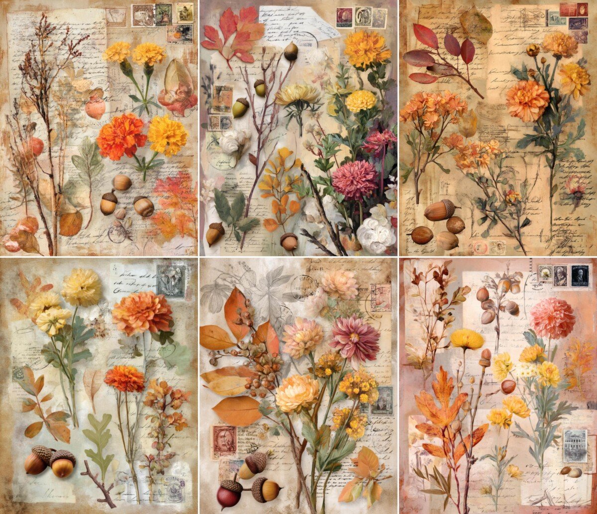 vintage preview 6 – Journal Pages