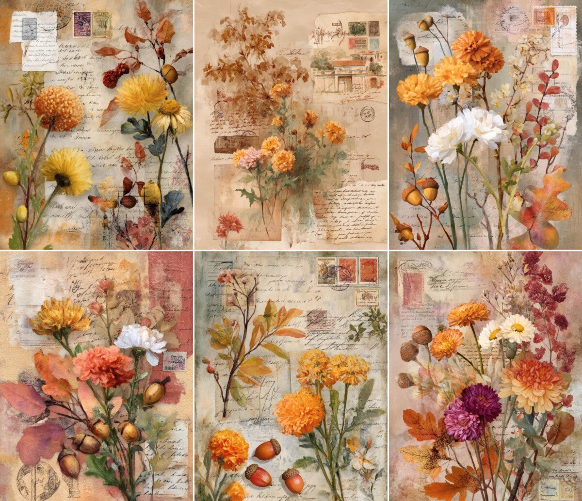vintage preview 8 – Journal Pages