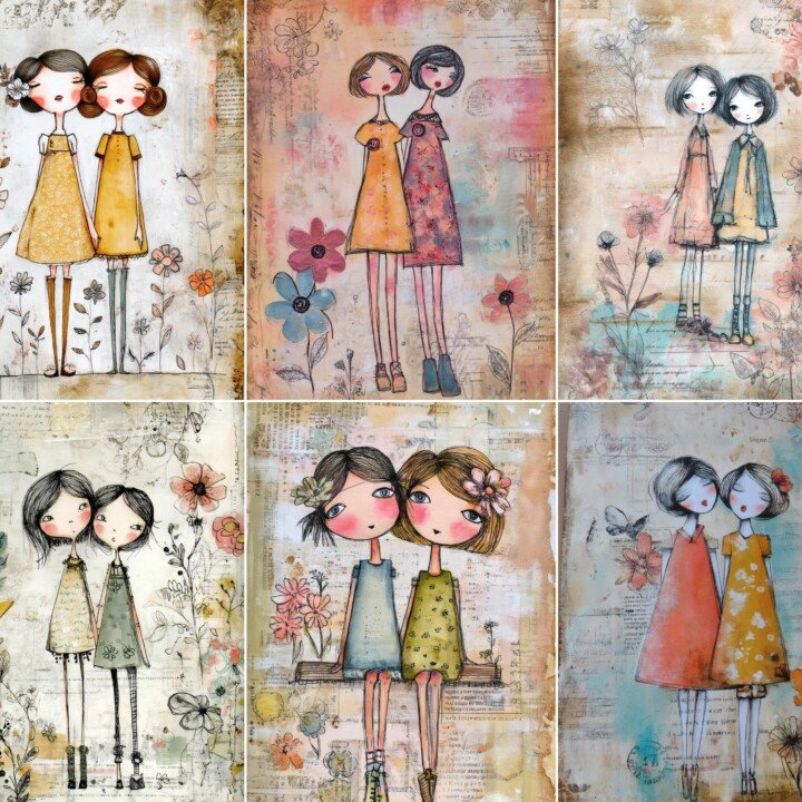 whimsical preview 2 – Journal Pages