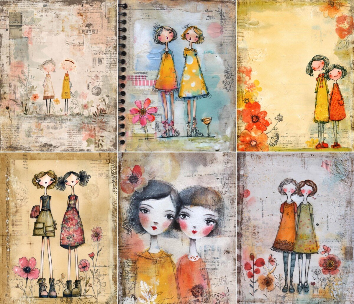 whimsical preview 8 – Journal Pages