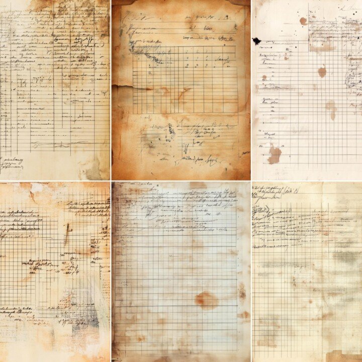 antique preview 2 – Journal Pages