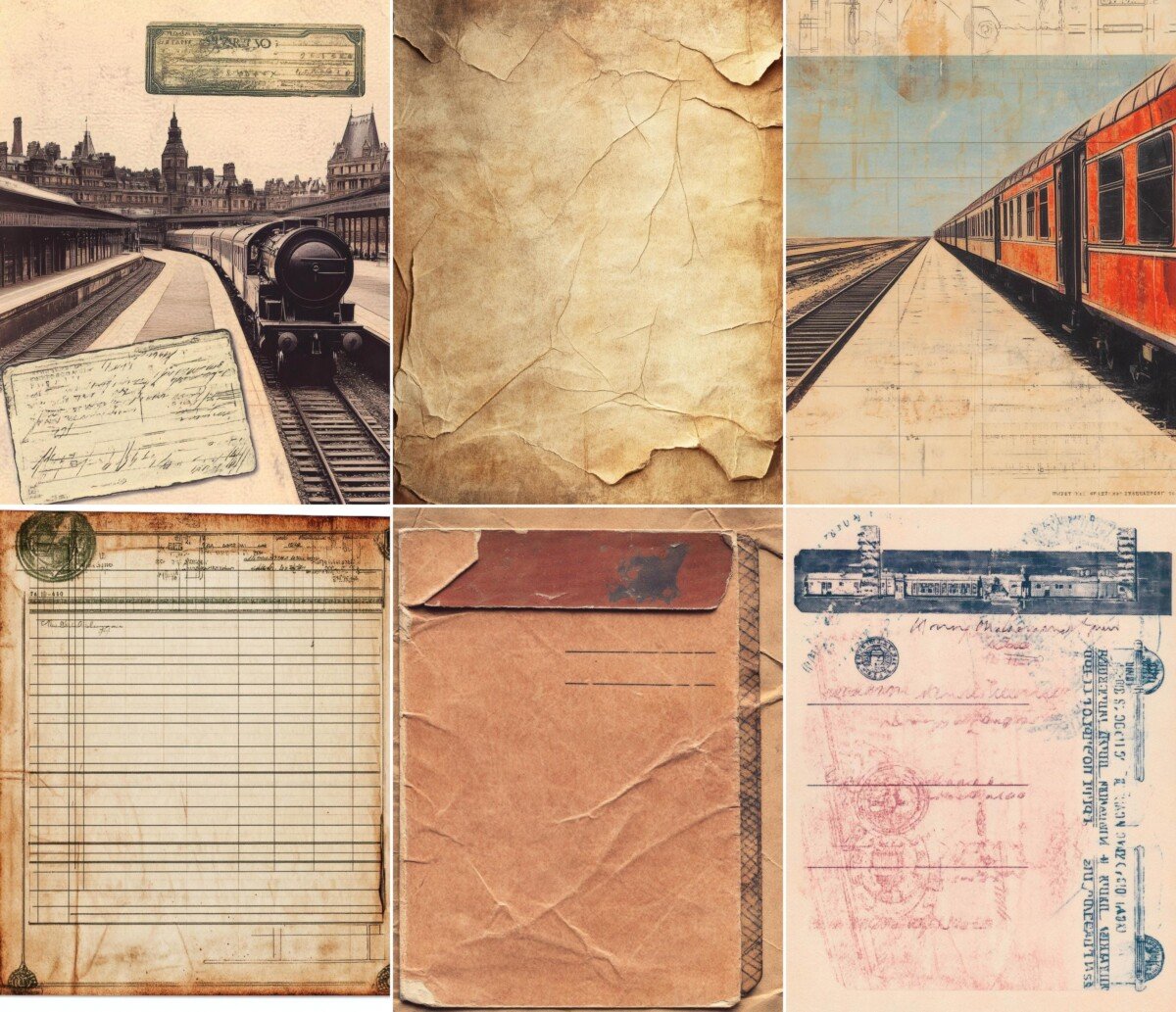 vintage preview 8 – Journal Pages