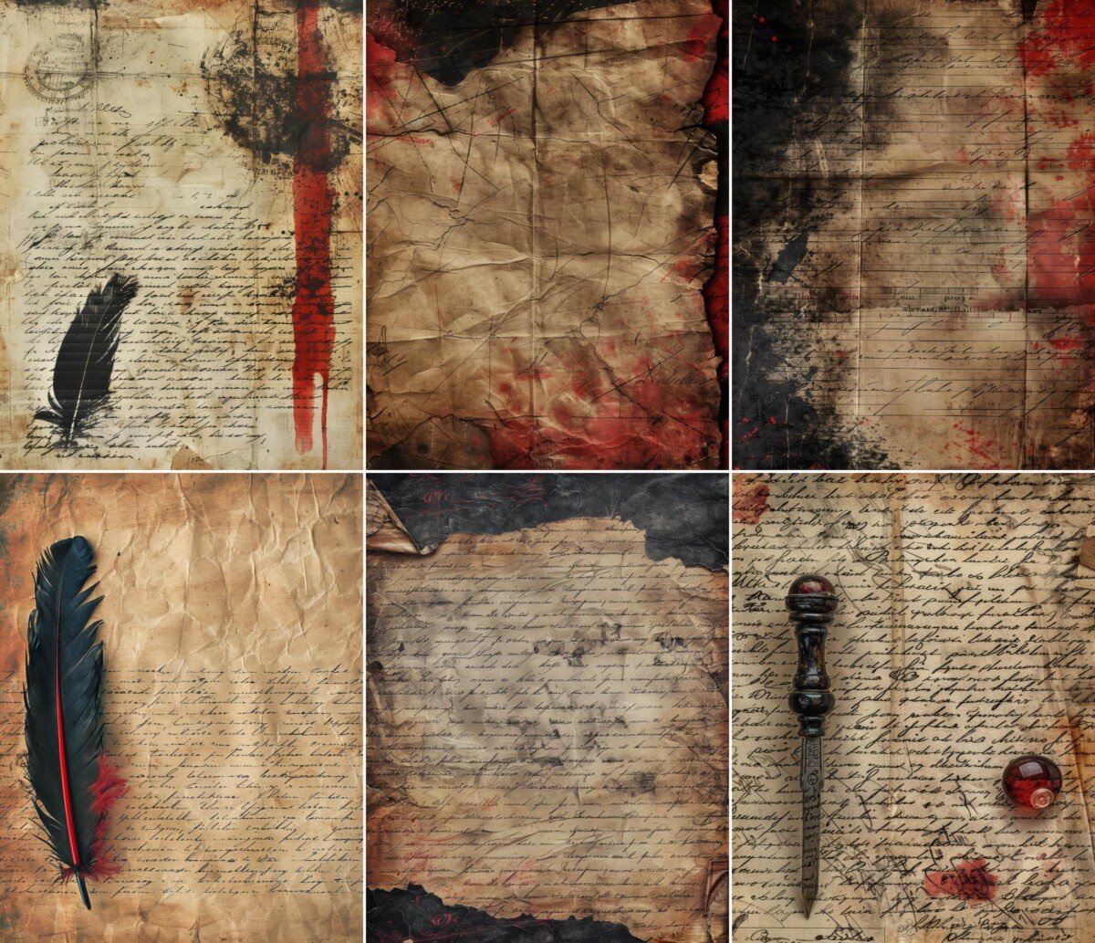 grunge preview 2 – Journal Pages