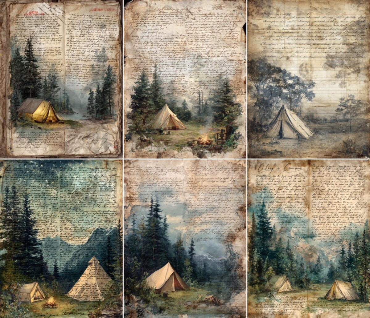 hiking preview 2 – Journal Pages