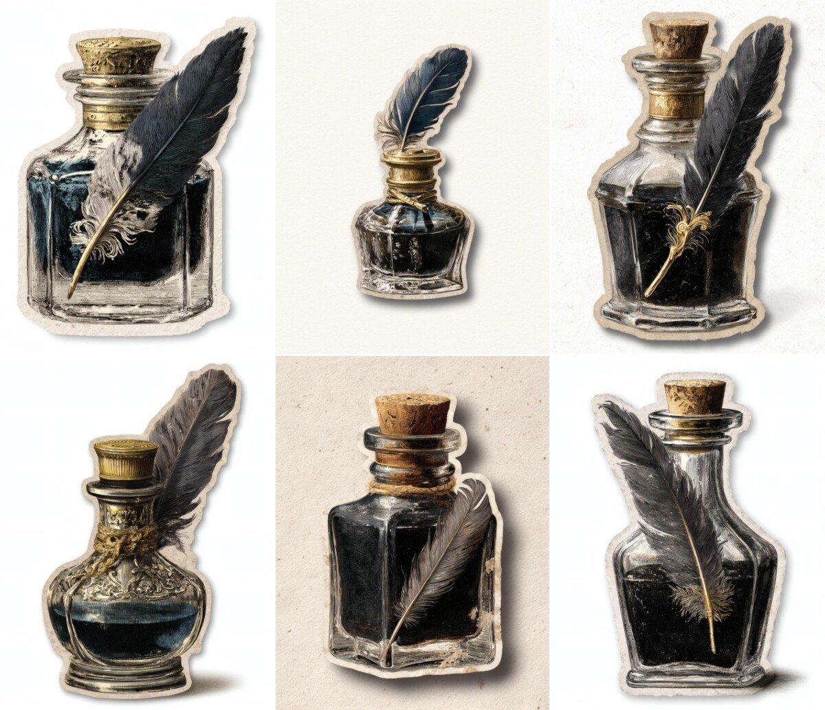 inkwell preview 3 – Fussy Cuts