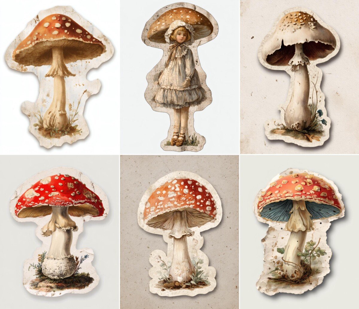 mushroom preview 3 – Fussy Cuts