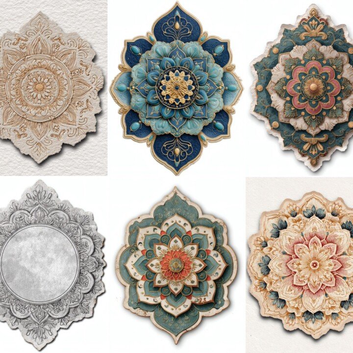 mandala – 31 Mandala Fussy Cut Stickers