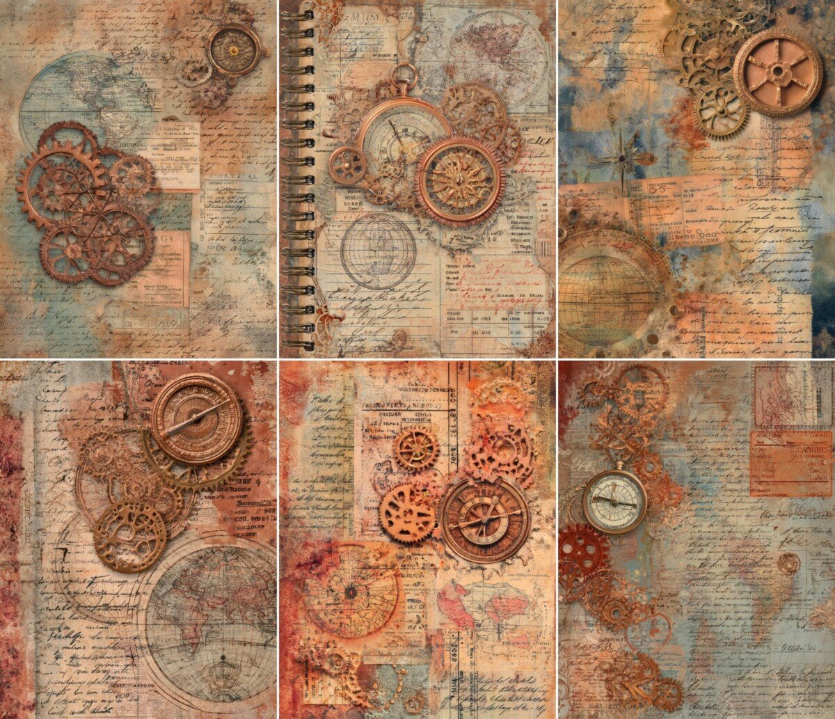 steampunk preview 8 – Journal Pages