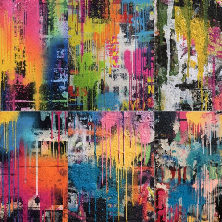 graffiti – 52 Graffiti Junk Journal Pages