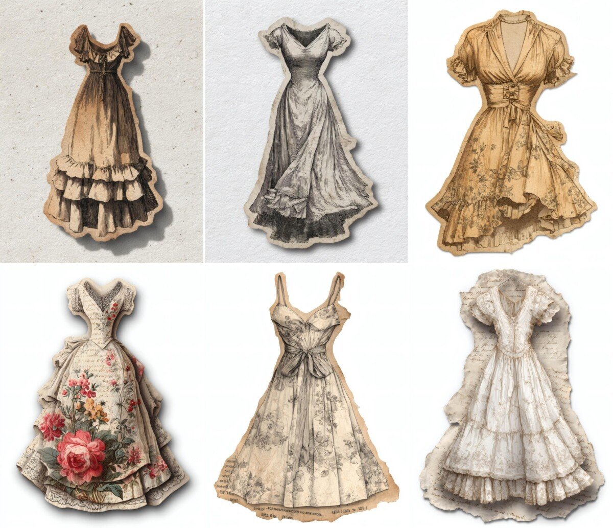 vintage preview 3 – Fussy Cuts