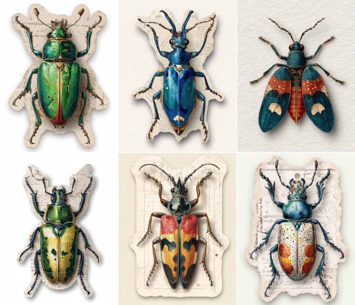 insect – 24 Insect Ephemera Cuts