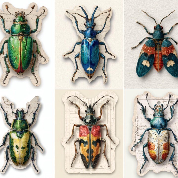 insect – 24 Insect Ephemera Cuts