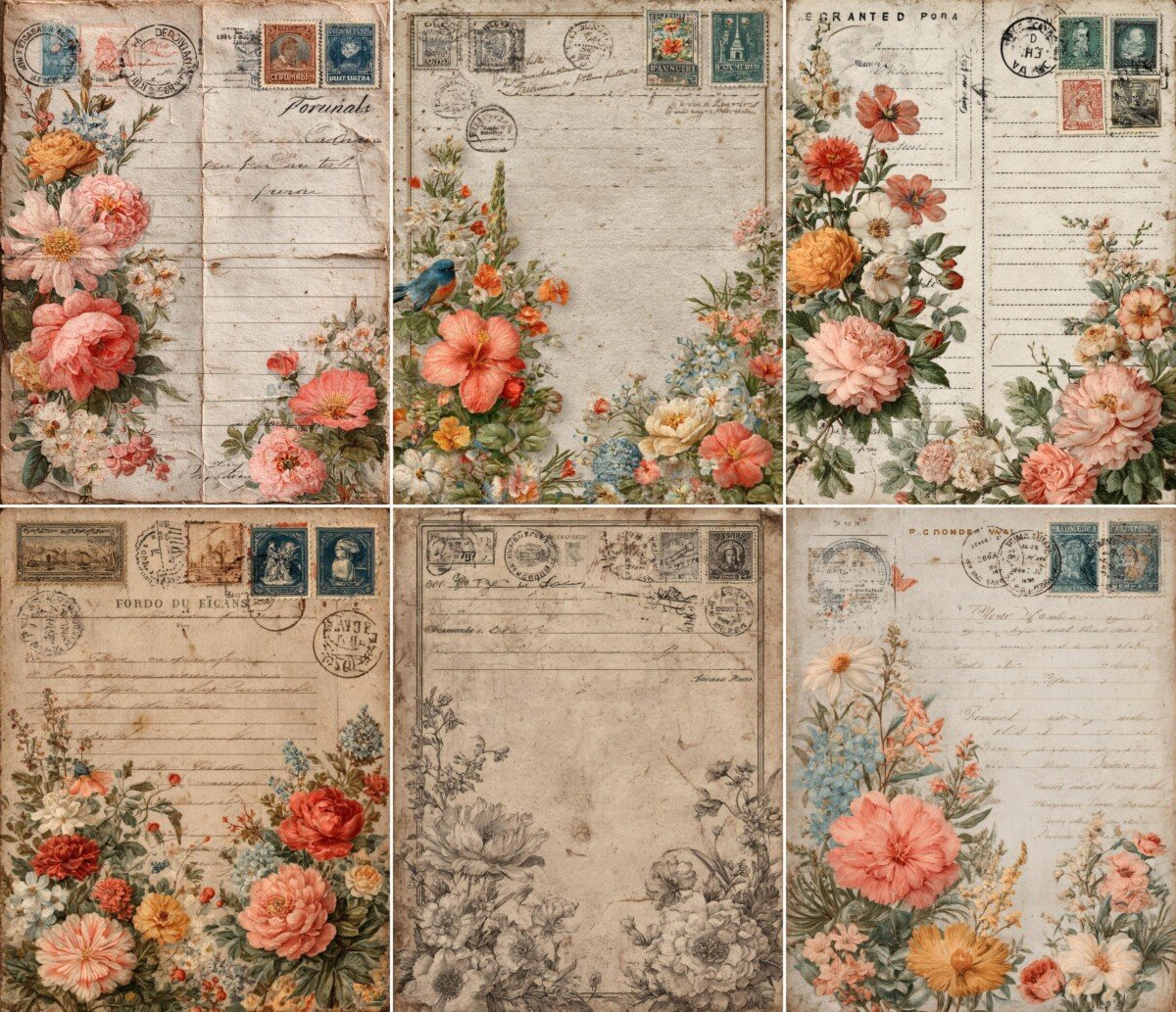 vintage preview 6 – Journal Pages