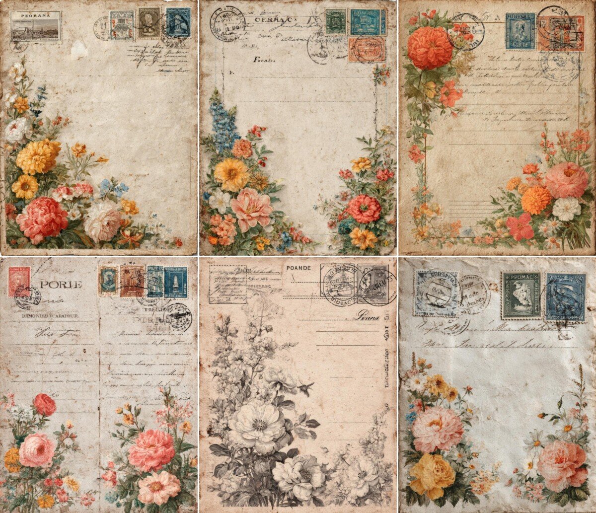 vintage preview 7 – Journal Pages