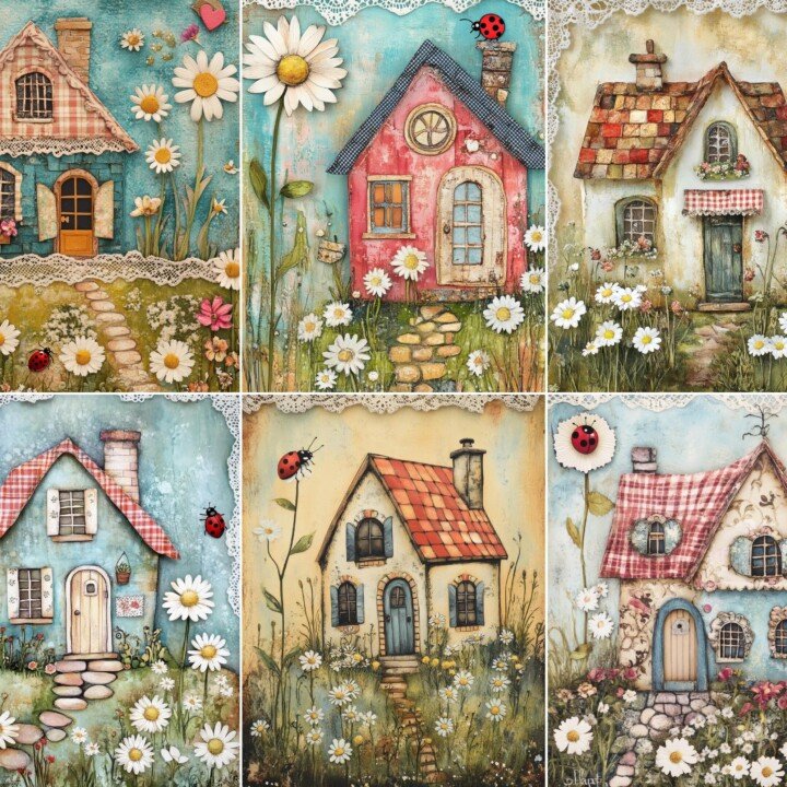 watercolor – 52 Set 2 Junk Journal Pages