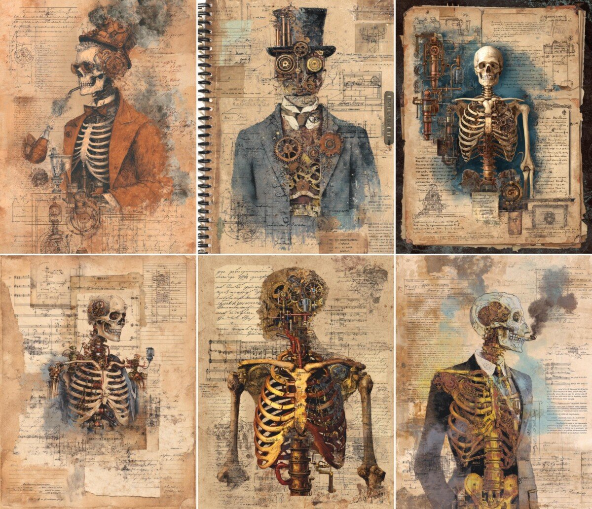 steampunk preview 6 – Journal Pages
