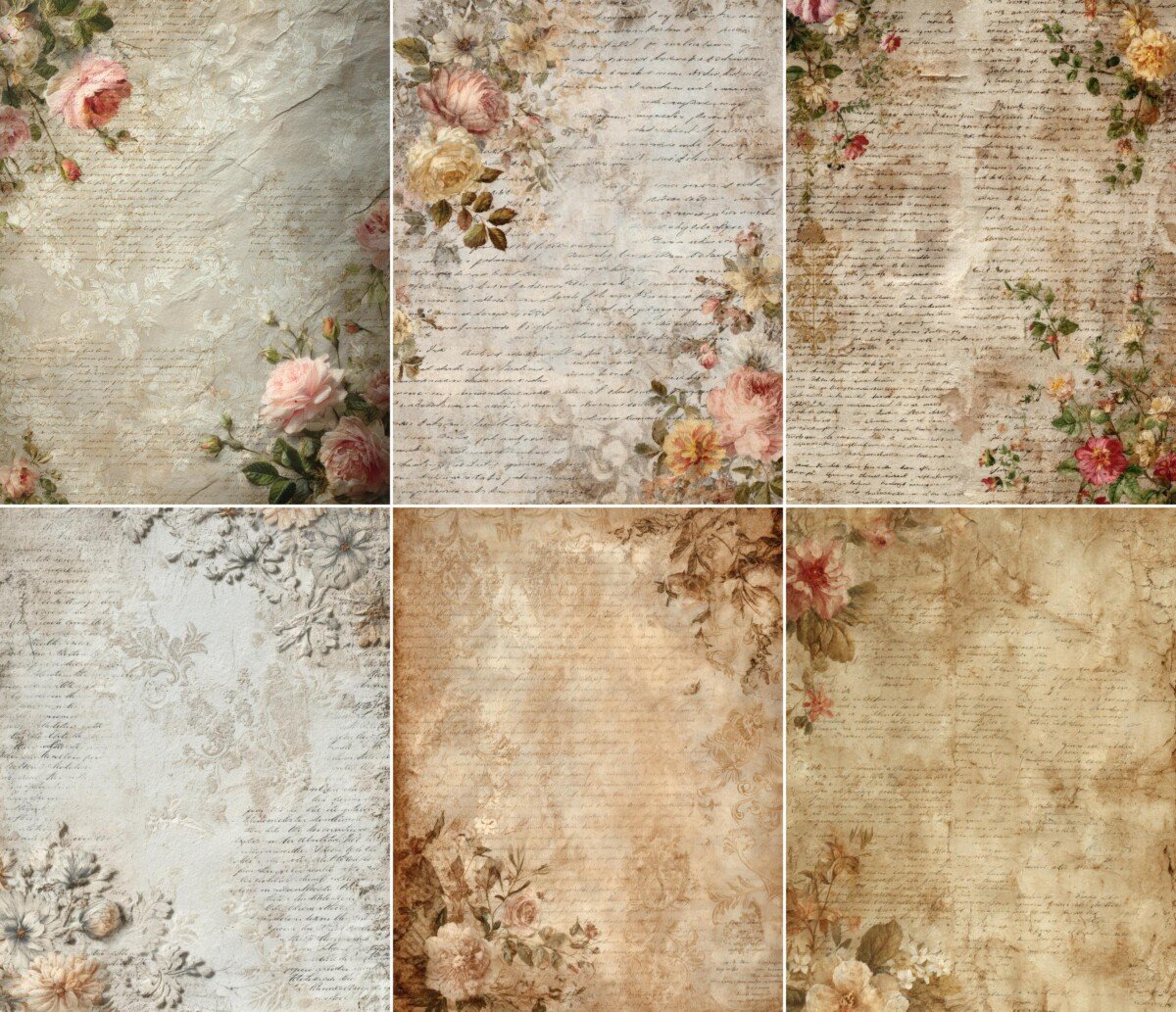 vintage preview 5 – Journal Pages
