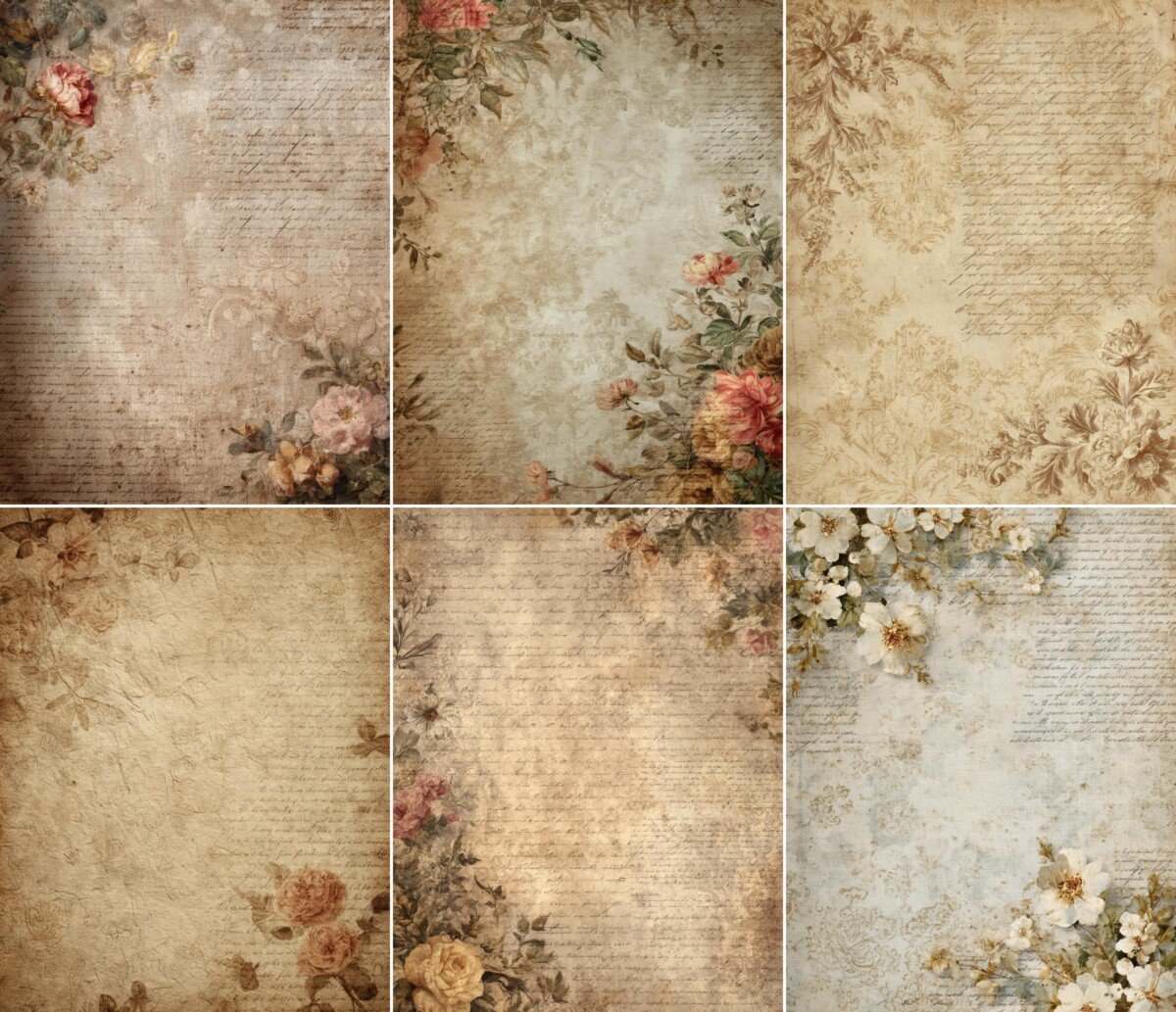 vintage preview 7 – Journal Pages