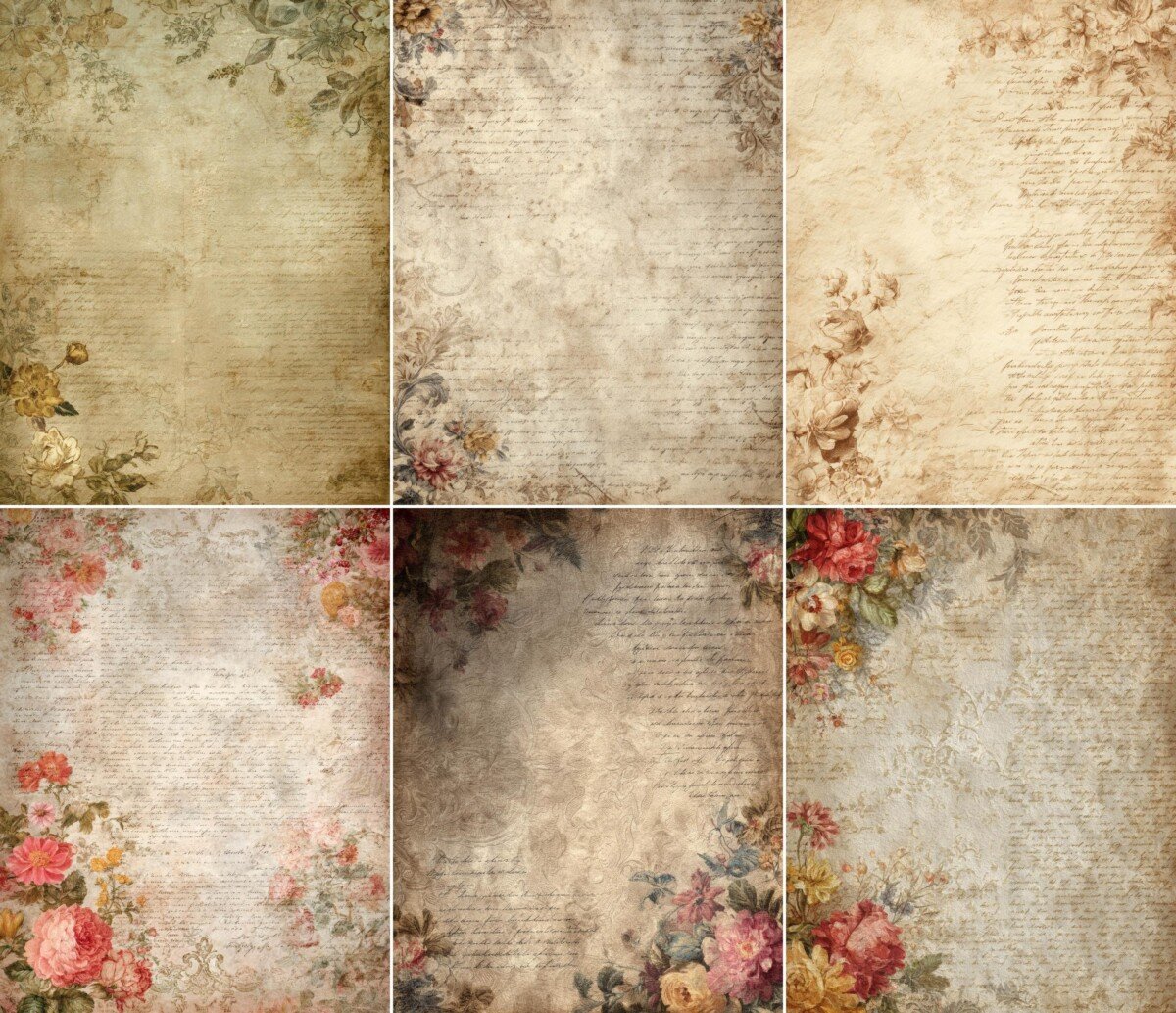 vintage preview 8 – Journal Pages